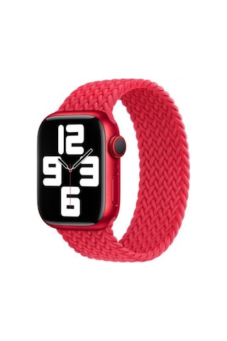 Apple Uyumlu Watch 44 Mm Red Braided Solo Loop Size 11 Örgülü My942zm/a