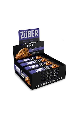 Züber Badem Ezmeli Yüksek Protein Bar 12 x 45 G