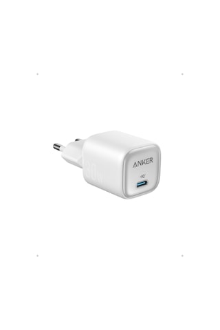 Anker Zolo 30w, Kompakt Usb-c Gan Şarj Cihazı, Beyaz A2698