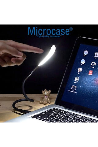 Dokunmatik Esnek Usb Pc Notebook Led Lamb Aydınlatma Al2487 Siyah