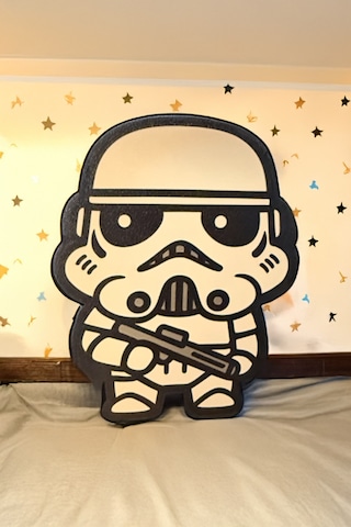 Star Wars Stormtrooper Tasarımlı Dekoratif Aydınlatma Çok Renkli