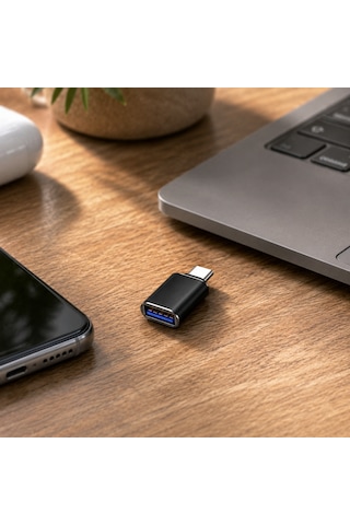 Hepu Hp-z04 Usb-a To Type-c Otg Dönüştürücü Tak & Kullan + Hızlı Veri Aktarımı Çevirici