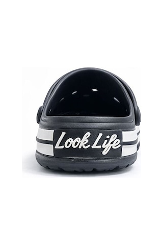 Look Life Unisex Siyah Cross Sabo Eva Günlük Kapalı Terlik 214