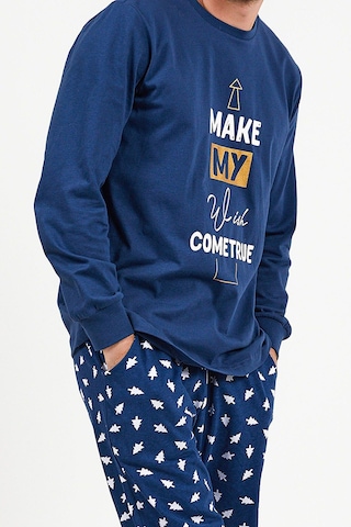 Rolypoly Roly Poly 2996 Pure Love Little Sweet Erkek Uzun Kol Pijama Takım İndigo