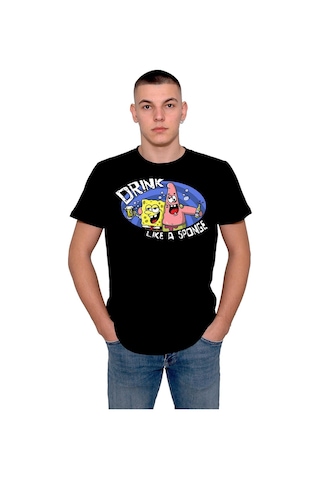 Sünger Bob Patrick Beer Friend Drink Tişört Unisex T-shirt 001