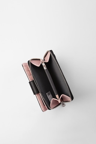 Cengiz Pakel 65256M Kadın Orta Boy Cüzdan SiyahPudra Pembe