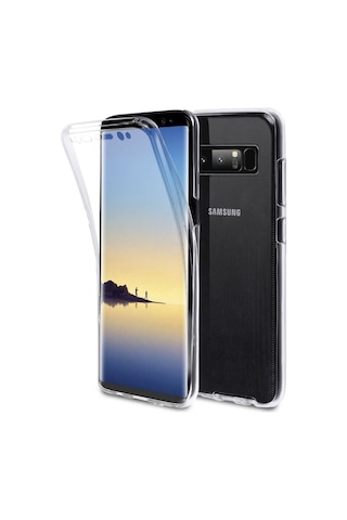 Teknomoda Samsung Uyumlu Galaxy Note 8 360 Derece Kilif Seffaf Silikon Ön Arka 397700746