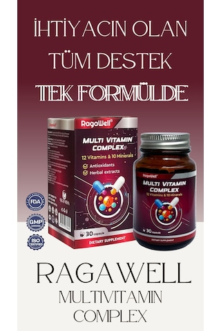 Ragawell Multivitamin Complex 30 Kapsül