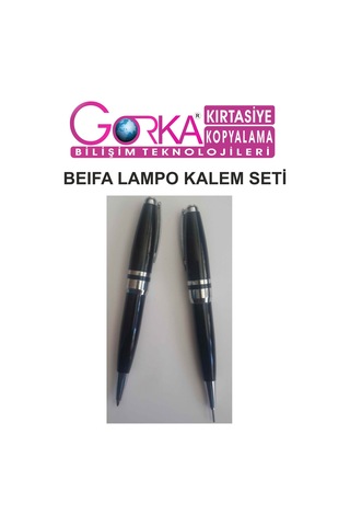 Beıfa Lampo Lüks 2 Li Kalem Seti Kısa Boy