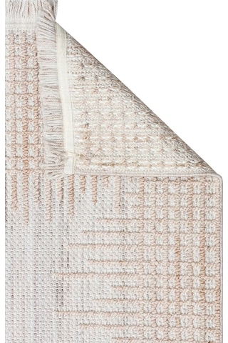 Cozy Czy 01 Grey Beige Hav Toz Vermez Modern Örgü Dokuma Makine Halısı