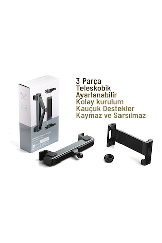 Evrensel Araç İçi Koltuk Başlığı Telefon Tablet Tutucu 360