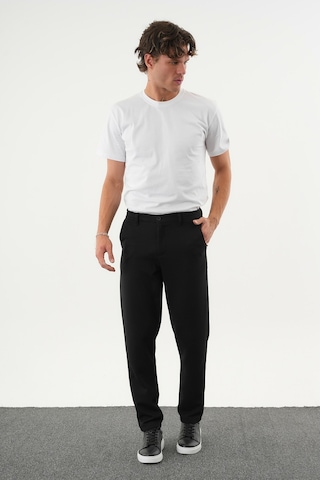 Redline Arden Kışlık Kalın Slim Fit Kemerli Erkek Pantolon Siyah