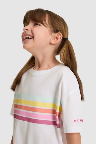 U.s. Polo Assn. Kız Çocuk Beyaz Tişört 50325698-vr013