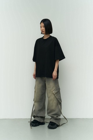 Flood Of Style Need Money Siyah Oversize