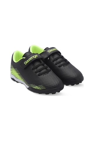 Slazenger CULTURAL Çocuk Halı Saha Siyah / Yeşil Futbol Ayakkabısı