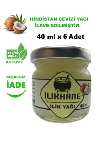 İlikhane Hindistan Cevizi Yağı İlaveli İlik Yağı 6 x 40 ML