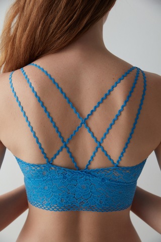 Penti Tina Dantelli Mavi Bralet Mavi