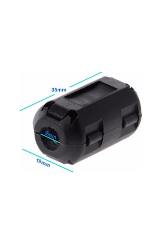9mm Ferrit Halka Filtre Kablo Gürültü Bastırıcı Azaltıcı Yüzük Bead Rfı Emı Girişim Engelleyici Besl