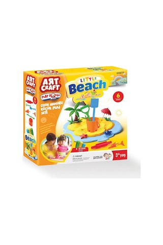 Plaj Oyun Hamur Seti 150 Gr. - Oyun Hamuru Seti - Hamur Setleri - Hamur Kalıpları - Kumsal Hamur Çok Renkli