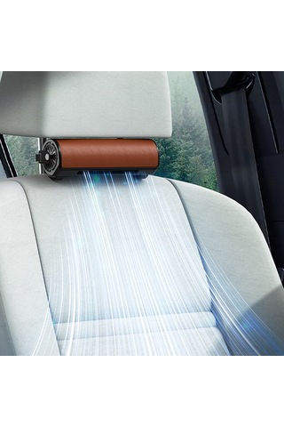 Wezone Araç Koltuk Soğutucu Fanı - Usb İle 3 Seviye Hız Ayarlı, Bağımsız Anahtar, Akıcı Havada Sessiz Kullanım - Siyah Cf01