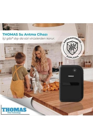 Su Arıtma Cihazı Antibakteriyel Kasa - Dahili 8 Litre Metal Tank Ve Lüx Musluk