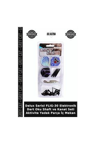 Delux Serisi Flıg-30 Elektronik Dart Oku Shaft Ve Kanat Seti Aktivite Yedek Parça İç Mekan