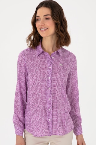U.s. Polo Assn. Kadın Mor Gömlek Desenli 50306433-vr038 Mor