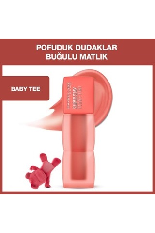 Uzun Süre Kalıcı Likit Mat Tint, 25 Baby Rengi İle 00