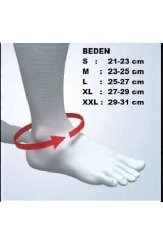 Aurafix 409 Örme Aşil Tendon Destekli Ayak Bilekliği Lacivert
