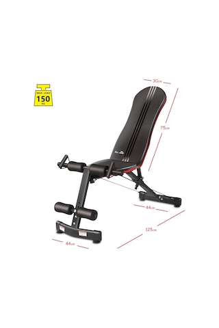 V-fıt By Voıt D202 Katlanabilir Incline/decline Ayarlanabilir Sırt Açılı Mekik Ve Ağırlık Sehpası