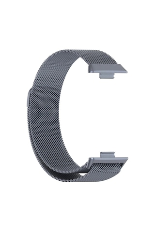 Huawei Watch Fit 3 / Fit 4 Uyumlu Metal Hasır Manyetik Kordon
