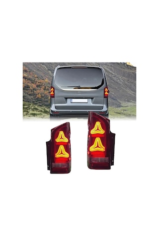 Autogp Mercedes Vito Stop Lambası Ledli Yıldız Dizayn W447 2016 / 2024