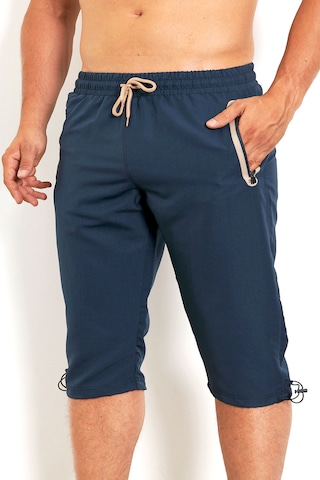 Enricoferry Erk Lacivert Hızlı Kuruyan Büyük Beden Kapri Edy2524b Lacivert