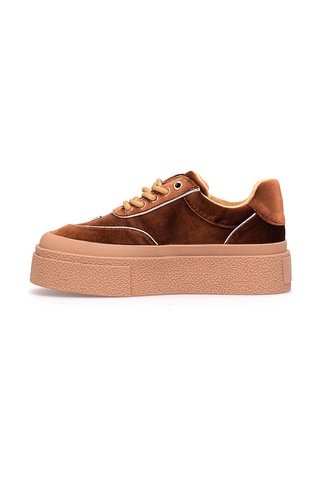 Guja 25k330 Kadın Hakiki Deri Klasik Sneaker Kahverengi Kahverengi