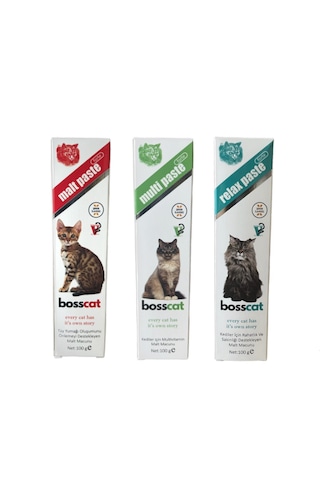 Bosscat Malt Macunu 3 x 100 G Bosscat Malt Macunu 3 x 100 G