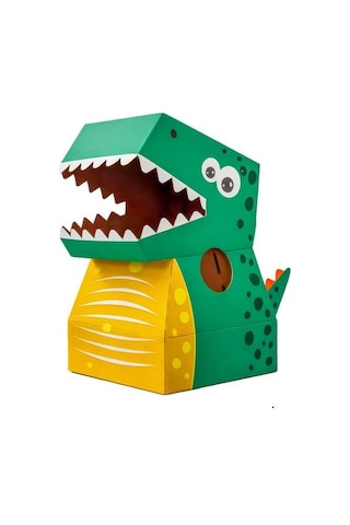 Kardinno Çılgın Dinozor Dino Dodo Karton Giyilebilir Çocuk Kostümü Etkinlik Parti Doğum Günü Kostüm Çok Renkli