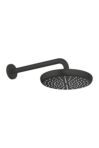 Grohe Tempesta 210 Tek Akışlı Tepe Duşu Seti 286 Mm - 1022182430 Siyah