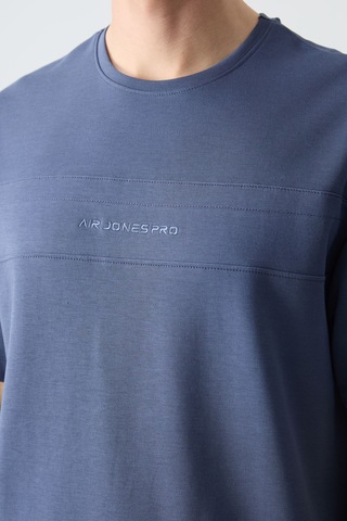 Tommy Life Petrol Pamuklu Kalın Yumuşak Dokulu Oversize Fit Basic Erkek Eşofman Takım - 85261 Petrol
