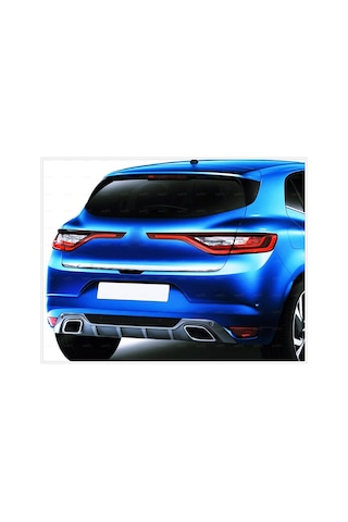 Renault Megane 4 Hb Krom Bagaj Alt Çıta 2015 Üzeri P.Çelik