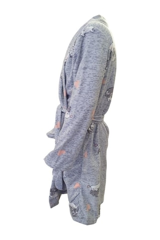 Ciciten 23c05 Desenli Cepli Uzun Polar Bayan Sabahlık 001