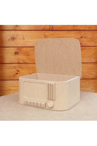 Ham Ahşap Kutu Tv Televizyon