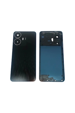 Realme C55 Kasa Arka Kapak Pil Kapağı Siyah