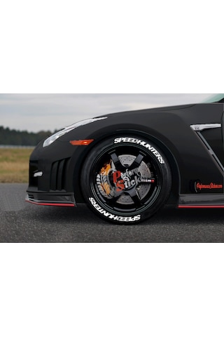 Speedhunters Lastik Yazısı Büyük Boy Araç Lastik Stikeri 8adet