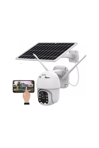Sim Kartlı 4g Ptz 360 Hareketli Solar Güneş Enerjili 1080p Kamera Türkçe Program Son Sürüm Lisinya