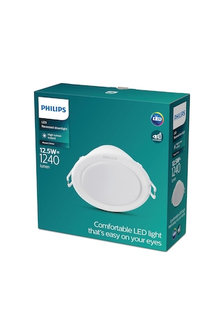 Lexroo Led Gömme Spot Meson, Yuvarlak, Beyaz, 12.5 W, Nötr Beyaz Işık 3.000 K