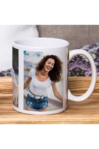 Nilhediye 3 Fotoğraf Baskılı Kupa Bardak - 487100821