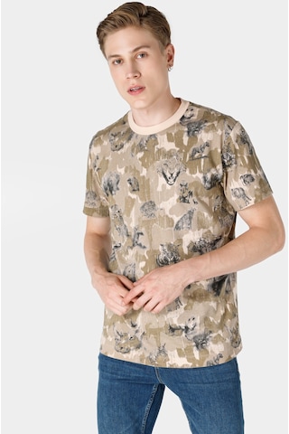 Colin's Colins Bej Erkek Tshirt K.Kol 001