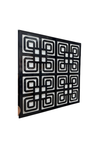 30x30 Clip-in Yonca Siyah Dekoratif Asma Tavan Tam Takım 20 M2