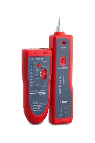 S-link Sl-kb10 Lüks Çantalı Kablo Bulucu Ve   Tester
