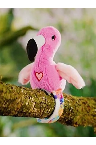 Happy Yappers Slap Bant Sesli Hareket Eden Flamingo Kuş Oyuncak Bileklik